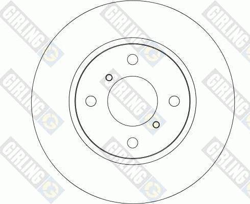 Girling 6041313 - Тормозной диск autospares.lv