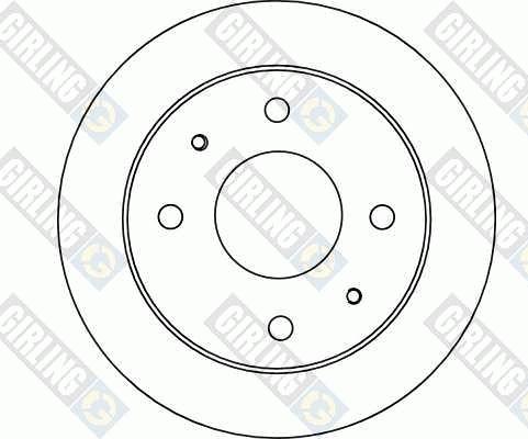 Girling 6041323 - Тормозной диск autospares.lv