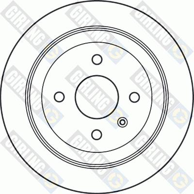 Girling 6048804 - Тормозной диск autospares.lv