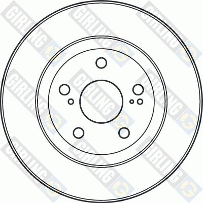 Girling 6048285 - Тормозной диск autospares.lv