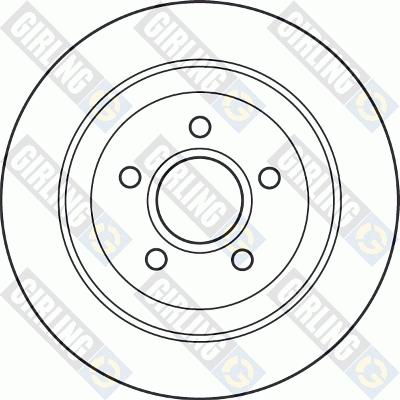 Girling 6048754 - Тормозной диск autospares.lv