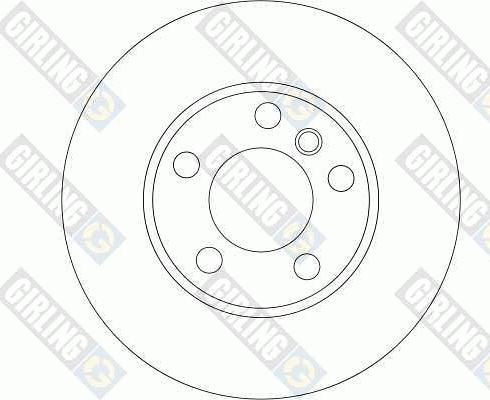 Girling 6043905 - Тормозной диск autospares.lv