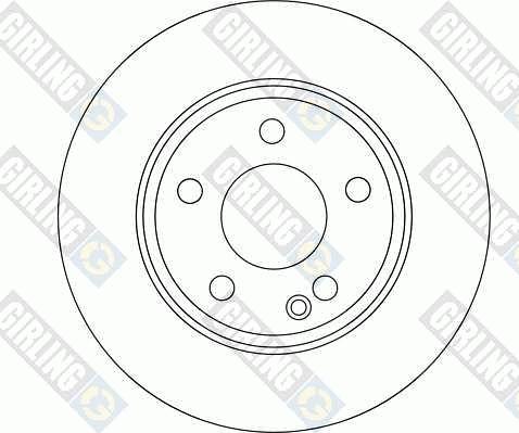 Girling 6043931 - Тормозной диск autospares.lv