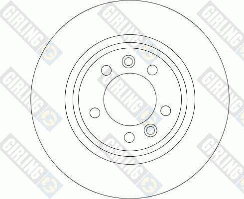 Girling 6043514 - Тормозной диск autospares.lv