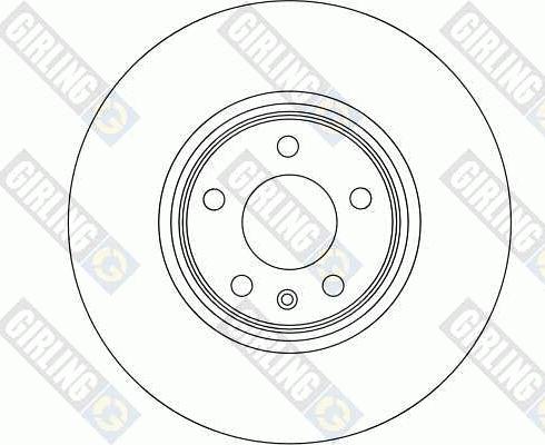 Girling 6043581 - Тормозной диск autospares.lv