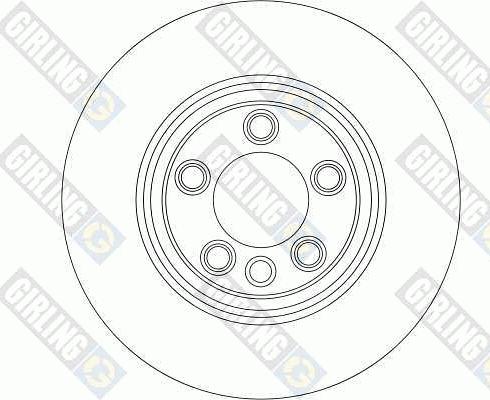 Girling 6043045 - Тормозной диск autospares.lv