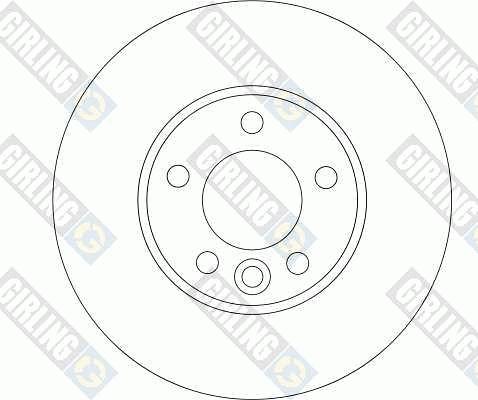 Girling 6043085 - Тормозной диск autospares.lv