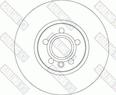 Girling 6043105 - Тормозной диск autospares.lv