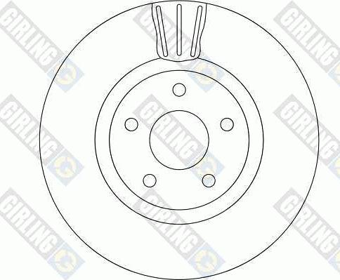 Girling 6043131 - Тормозной диск autospares.lv