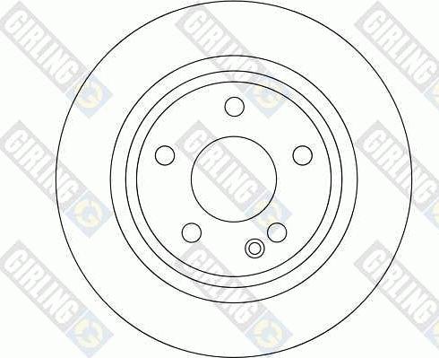 Girling 6043833 - Тормозной диск autospares.lv