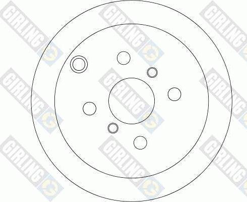 Girling 6043354 - Тормозной диск autospares.lv