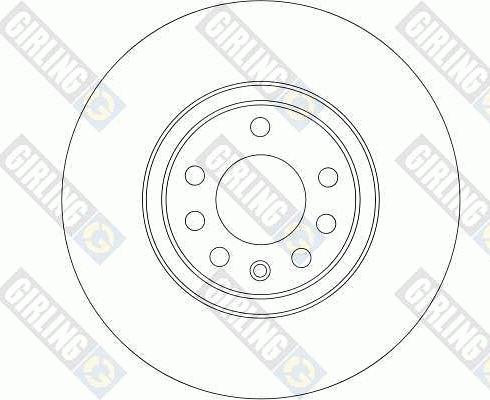 Girling 6042461 - Тормозной диск autospares.lv