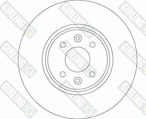 Girling 6042551 - Тормозной диск autospares.lv