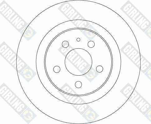 Girling 6042564 - Тормозной диск autospares.lv