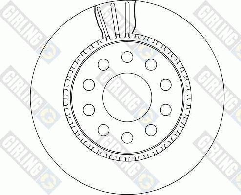 Girling 6042522 - Тормозной диск autospares.lv