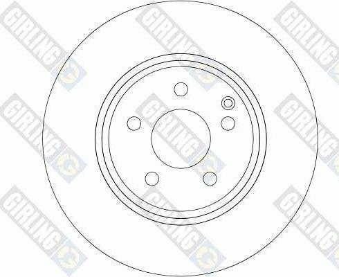 Girling 6042641 - Тормозной диск autospares.lv