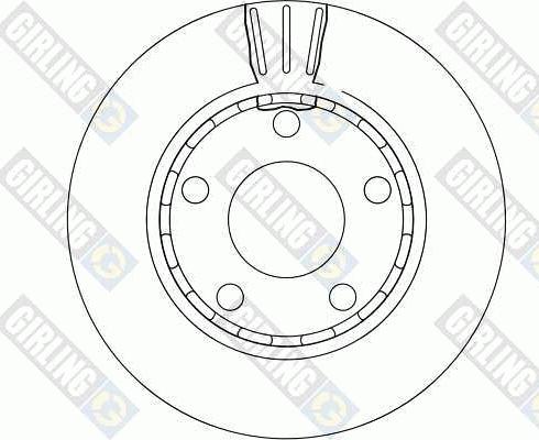 Girling 6042102 - Тормозной диск autospares.lv