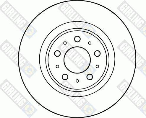 Girling 6042331 - Тормозной диск autospares.lv