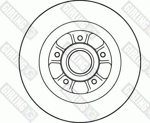 Girling 6042274 - Тормозной диск autospares.lv