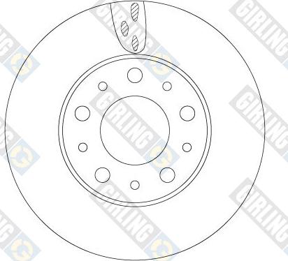 Girling 6069185 - Тормозной диск autospares.lv