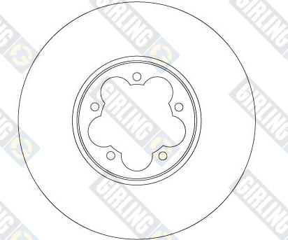 Girling 6069215 - Тормозной диск autospares.lv