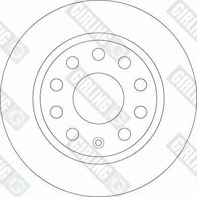 Girling 6064444 - Тормозной диск autospares.lv