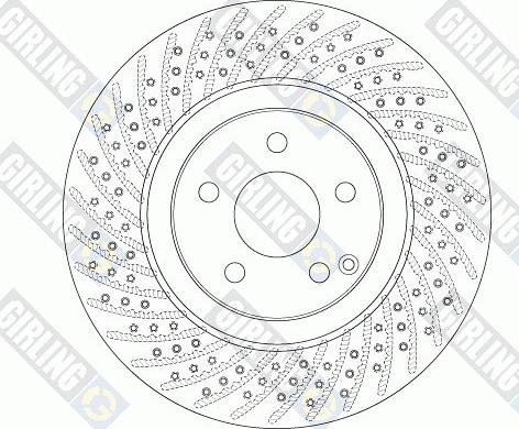 Girling 6064335 - Тормозной диск autospares.lv