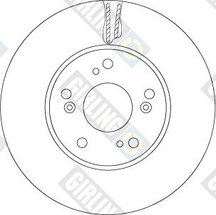 Girling 6065271 - Тормозной диск autospares.lv