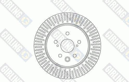 Girling 6066912 - Тормозной диск autospares.lv