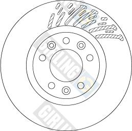 Girling 6066571 - Тормозной диск autospares.lv