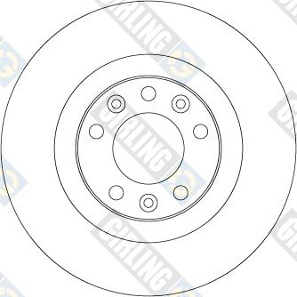 Girling 6066674 - Тормозной диск autospares.lv