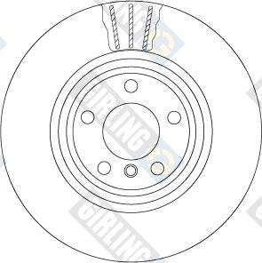 Girling 6066025 - Тормозной диск autospares.lv