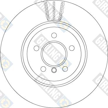 Girling 6066075 - Тормозной диск autospares.lv