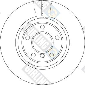 Girling 6066165 - Тормозной диск autospares.lv