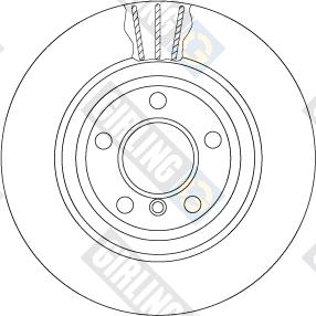 Girling 6066175 - Тормозной диск autospares.lv