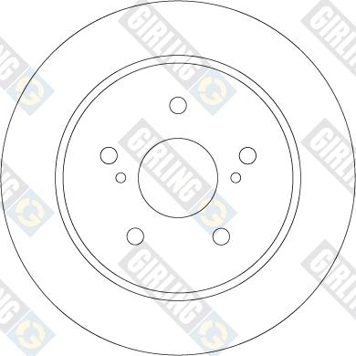 Girling 6066854 - Тормозной диск autospares.lv