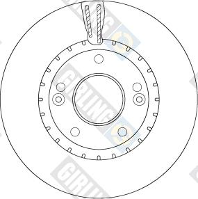 Girling 6066281 - Тормозной диск autospares.lv