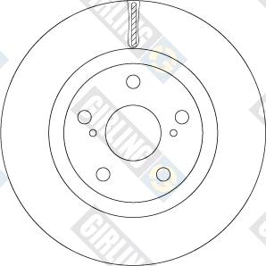 Girling 6066751 - Тормозной диск autospares.lv