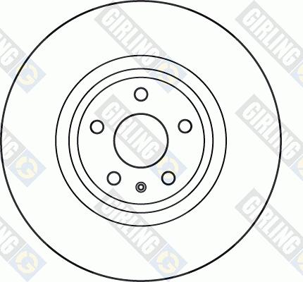 Girling 6060514 - Тормозной диск autospares.lv