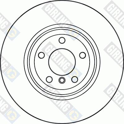 Girling 6060705 - Тормозной диск autospares.lv