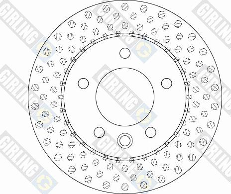 Girling 6061945 - Тормозной диск autospares.lv