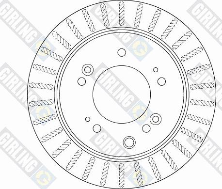 Girling 6061915 - Тормозной диск autospares.lv