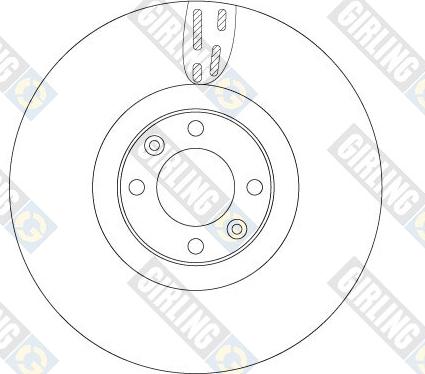 Girling 6061401 - Тормозной диск autospares.lv