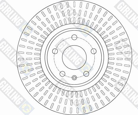 Girling 6061481 - Тормозной диск autospares.lv