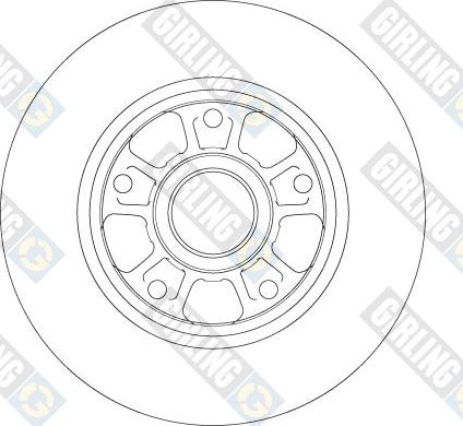 Girling 6061826 - Тормозной диск autospares.lv