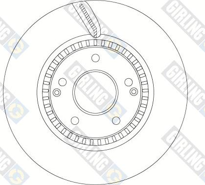 Girling 6068845 - Тормозной диск autospares.lv