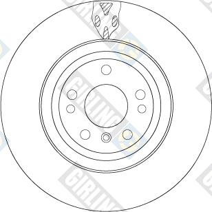 Girling 6068335 - Тормозной диск autospares.lv