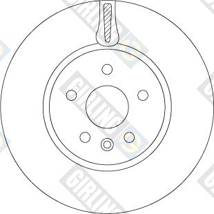 Girling 6068201 - Тормозной диск autospares.lv