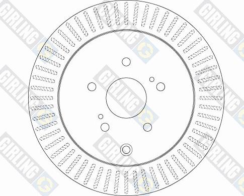 Girling 6063512 - Тормозной диск autospares.lv