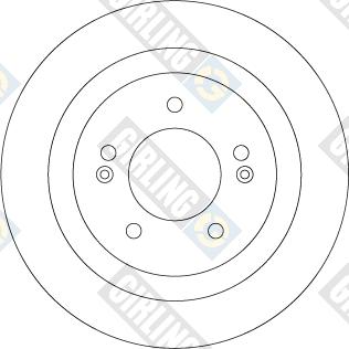 Girling 6063674 - Тормозной диск autospares.lv